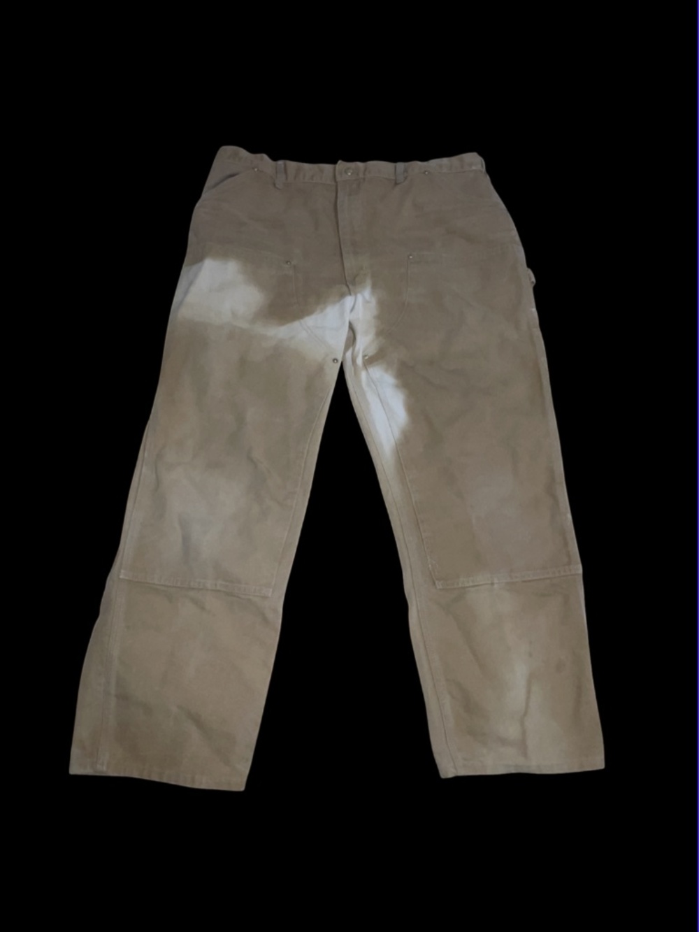 Vintage Carhartt Double Knee Pants FIT 40 x 29 Distressed Faded Union Made USA